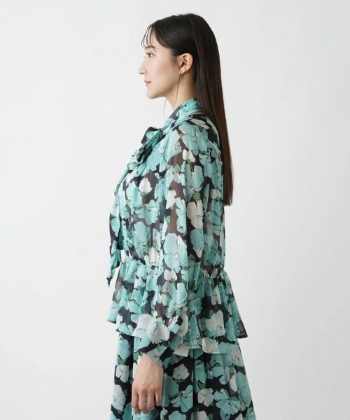 Leilian PLUS HOUSE / レリアンプラスハウス シャツ・ブラウス | ボウタイブラウス【BOURGE】 | 詳細5