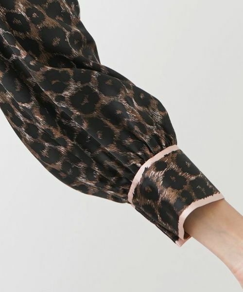 Leilian PLUS HOUSE / レリアンプラスハウス シャツ・ブラウス | 【セットアップ対応商品】レオパード柄ブラウス | 詳細10