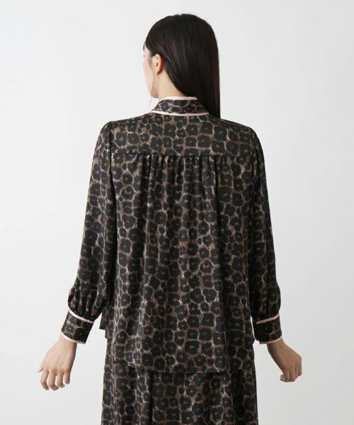 Leilian PLUS HOUSE / レリアンプラスハウス シャツ・ブラウス | 【セットアップ対応商品】レオパード柄ブラウス | 詳細6