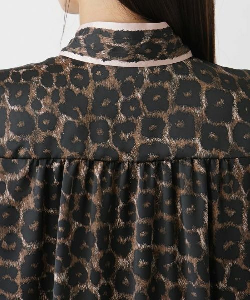 Leilian PLUS HOUSE / レリアンプラスハウス シャツ・ブラウス | 【セットアップ対応商品】レオパード柄ブラウス | 詳細8