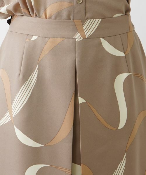 Leilian PLUS HOUSE / レリアンプラスハウス ミニ・ひざ丈スカート | リボン柄ロングスカート | 詳細10