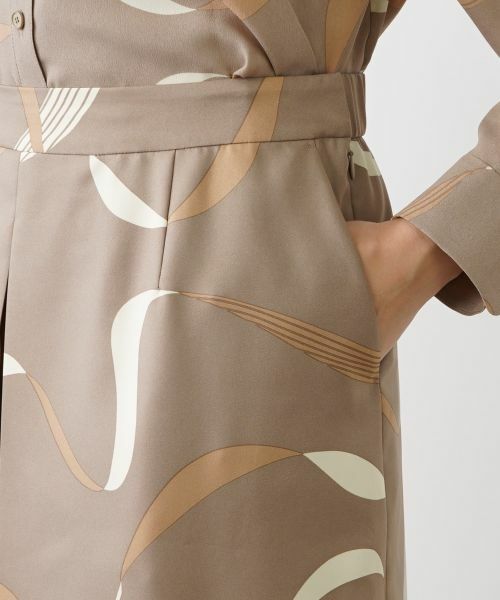 Leilian PLUS HOUSE / レリアンプラスハウス ミニ・ひざ丈スカート | リボン柄ロングスカート | 詳細11