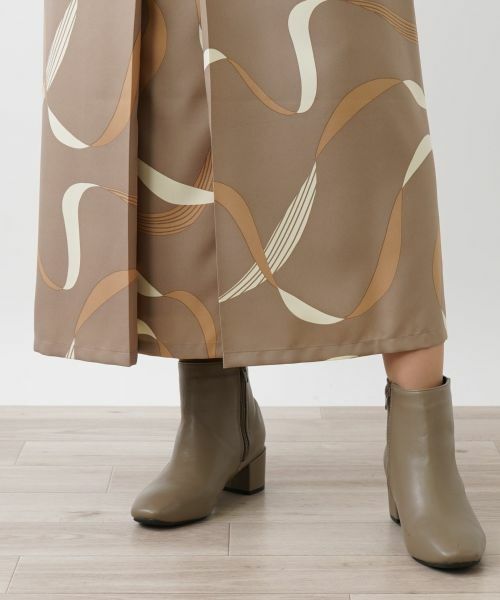 Leilian PLUS HOUSE / レリアンプラスハウス ミニ・ひざ丈スカート | リボン柄ロングスカート | 詳細13