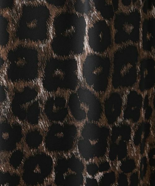 Leilian PLUS HOUSE / レリアンプラスハウス ミニ・ひざ丈スカート | 【セットアップ対応商品】レオパード柄フレアスカート | 詳細11