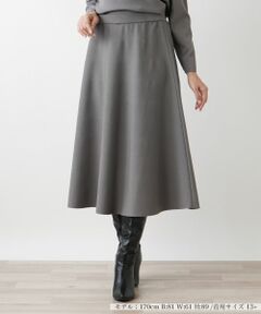 Leilian PLUS HOUSE / レリアンプラスハウス ミニ・ひざ丈スカート | フレアスカート