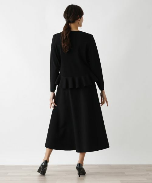 Leilian PLUS HOUSE / レリアンプラスハウス ミニ・ひざ丈スカート | フレアスカート | 詳細3