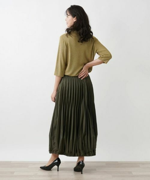 Leilian PLUS HOUSE / レリアンプラスハウス ロング・マキシ丈スカート | プリーツスカート | 詳細3