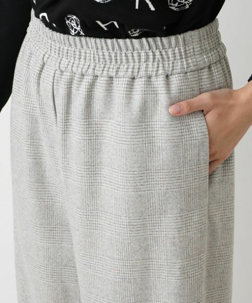 Leilian PLUS HOUSE / レリアンプラスハウス その他パンツ | チェック柄ワイドパンツ【NEMIKA】 | 詳細10