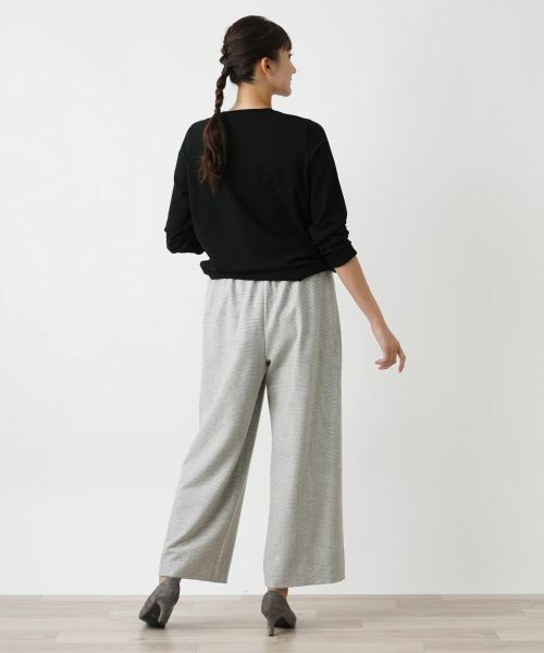 Leilian PLUS HOUSE / レリアンプラスハウス その他パンツ | チェック柄ワイドパンツ【NEMIKA】 | 詳細6