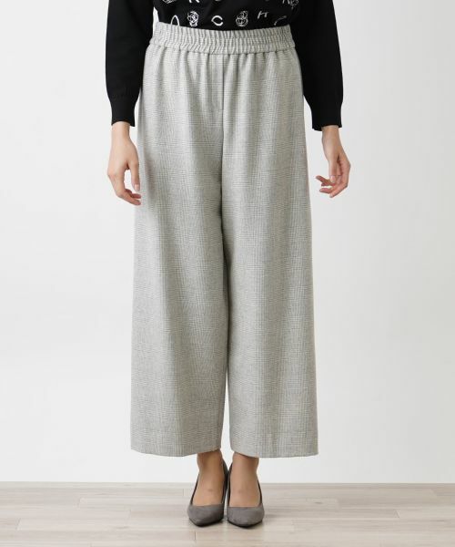 Leilian PLUS HOUSE / レリアンプラスハウス その他パンツ | チェック柄ワイドパンツ【NEMIKA】 | 詳細7