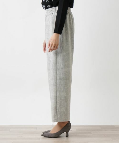 Leilian PLUS HOUSE / レリアンプラスハウス その他パンツ | チェック柄ワイドパンツ【NEMIKA】 | 詳細8