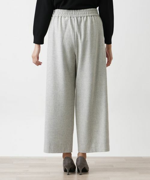 Leilian PLUS HOUSE / レリアンプラスハウス その他パンツ | チェック柄ワイドパンツ【NEMIKA】 | 詳細9