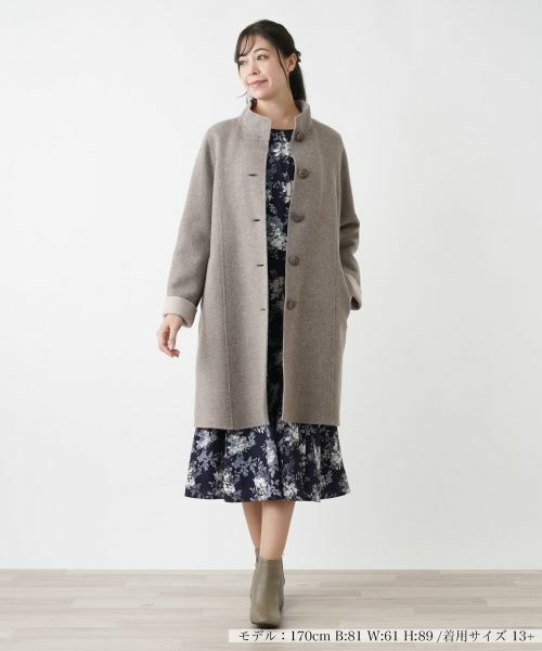 Leilian PLUS HOUSE / レリアンプラスハウス その他アウター | スタンドカラーコート | 詳細1