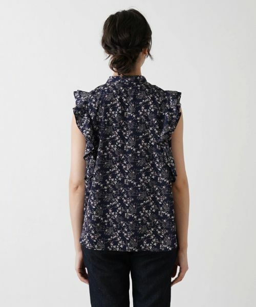 Leilian PLUS HOUSE / レリアンプラスハウス シャツ・ブラウス | フリルノースリーブブラウス【NEMIKA】 | 詳細9