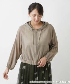 Leilian PLUS HOUSE / レリアンプラスハウス その他アウター | フーディーシアーブルゾン【NEMIKA】