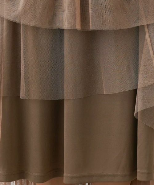 Leilian PLUS HOUSE / レリアンプラスハウス ミニ・ひざ丈スカート | チュールスカート | 詳細12