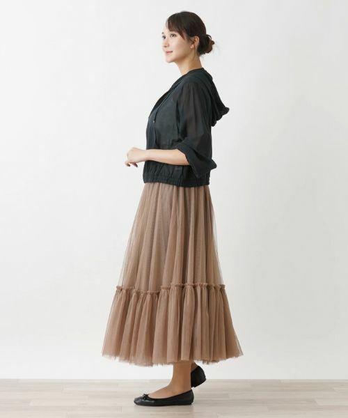 Leilian PLUS HOUSE / レリアンプラスハウス ミニ・ひざ丈スカート | チュールスカート | 詳細5