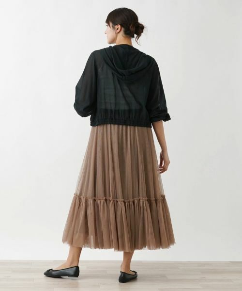 Leilian PLUS HOUSE / レリアンプラスハウス ミニ・ひざ丈スカート | チュールスカート | 詳細6