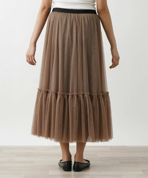 Leilian PLUS HOUSE / レリアンプラスハウス ミニ・ひざ丈スカート | チュールスカート | 詳細9