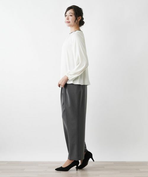 Leilian PLUS HOUSE / レリアンプラスハウス その他パンツ | フロントタックパンツ | 詳細2