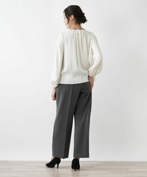 Leilian PLUS HOUSE / レリアンプラスハウス その他パンツ | フロントタックパンツ | 詳細3