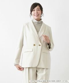 Leilian PLUS HOUSE / レリアンプラスハウス テーラードジャケット | ショールカラージャケット