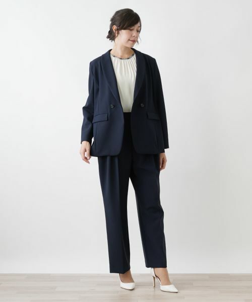 Leilian PLUS HOUSE / レリアンプラスハウス テーラードジャケット | ショールカラージャケット | 詳細1