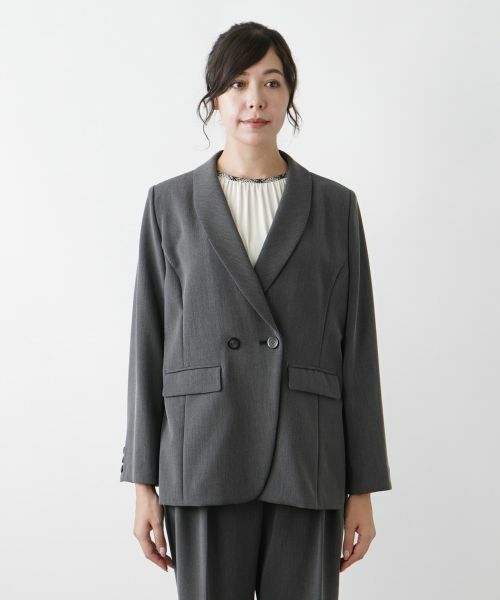Leilian PLUS HOUSE / レリアンプラスハウス テーラードジャケット | ショールカラージャケット | 詳細12