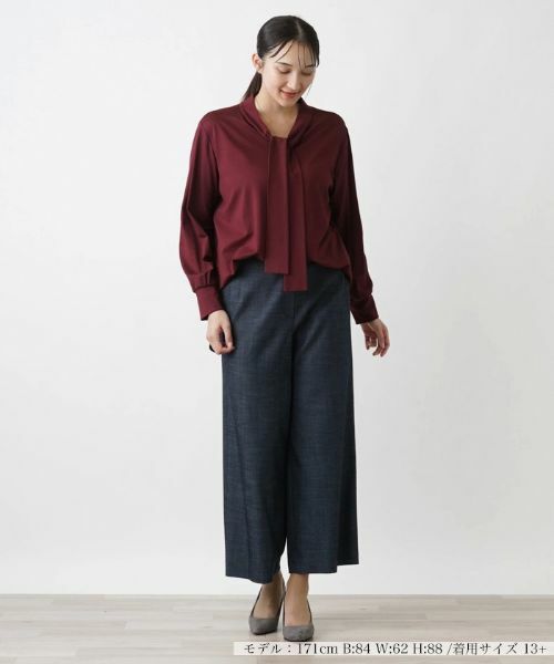 Leilian PLUS HOUSE / レリアンプラスハウス カットソー | ボウタイカットソー | 詳細10