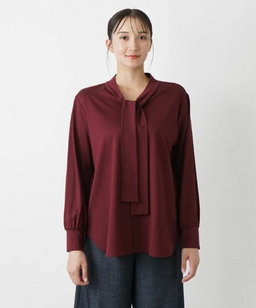 Leilian PLUS HOUSE / レリアンプラスハウス カットソー | ボウタイカットソー | 詳細13