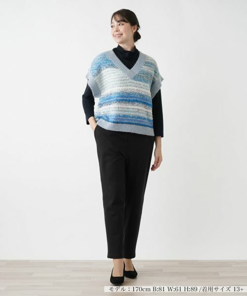 Leilian PLUS HOUSE / レリアンプラスハウス テーラードジャケット | ニットベスト | 詳細1