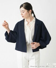 Leilian PLUS HOUSE / レリアンプラスハウス テーラードジャケット | バルーンスリーブジャケット