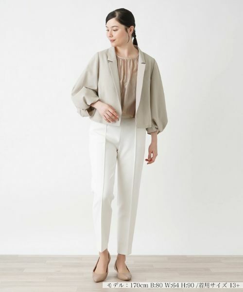 Leilian PLUS HOUSE / レリアンプラスハウス テーラードジャケット | バルーンスリーブジャケット | 詳細7