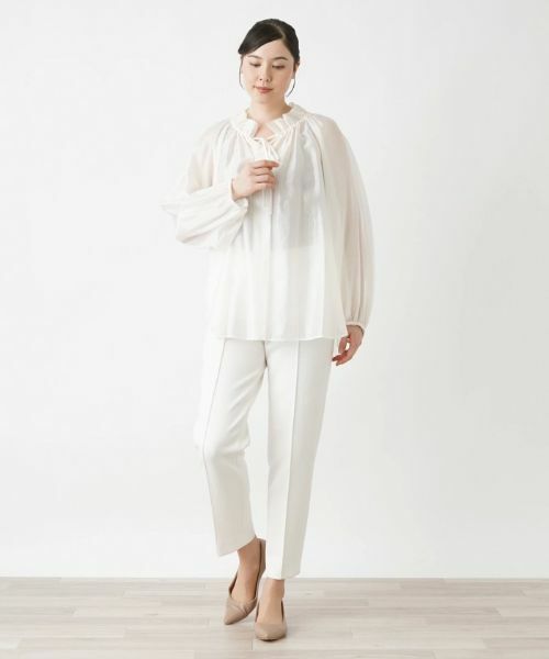 Leilian PLUS HOUSE / レリアンプラスハウス シャツ・ブラウス | ブラウス【NEMIKA】 | 詳細1