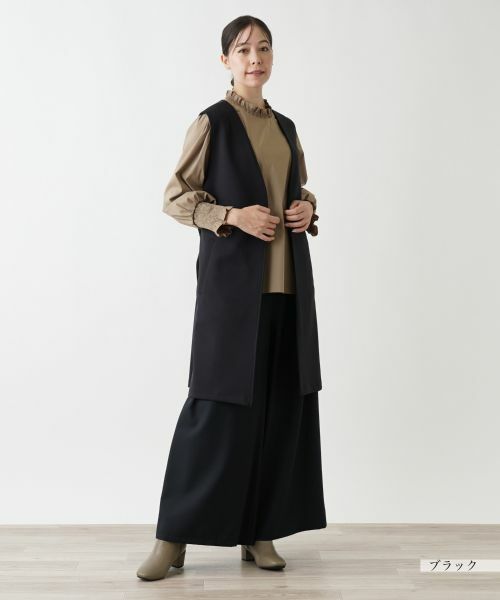 Leilian PLUS HOUSE / レリアンプラスハウス テーラードジャケット | ベスト | 詳細1