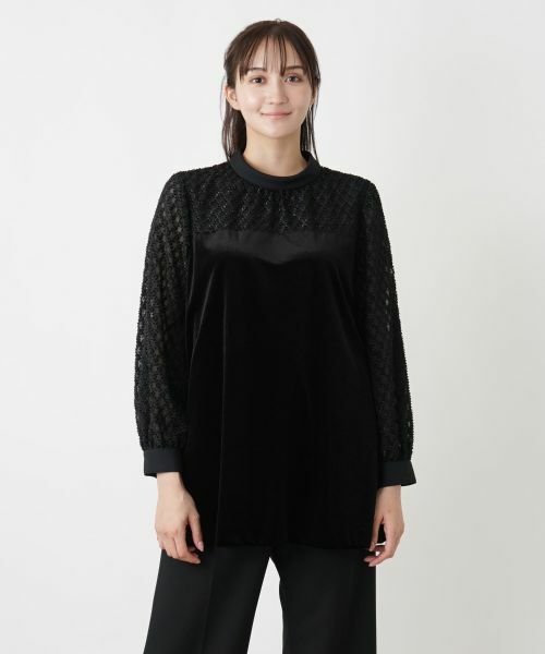 Leilian PLUS HOUSE / レリアンプラスハウス シャツ・ブラウス | 切替ボウタイブラウス【セレモニー】 | 詳細7