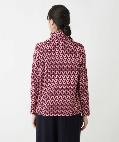 Leilian PLUS HOUSE / レリアンプラスハウス カットソー | プリントハイネックカットソー | 詳細14