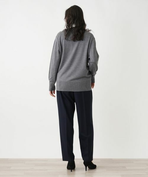 Leilian PLUS HOUSE / レリアンプラスハウス ニット・セーター | トリムVネックニット | 詳細6