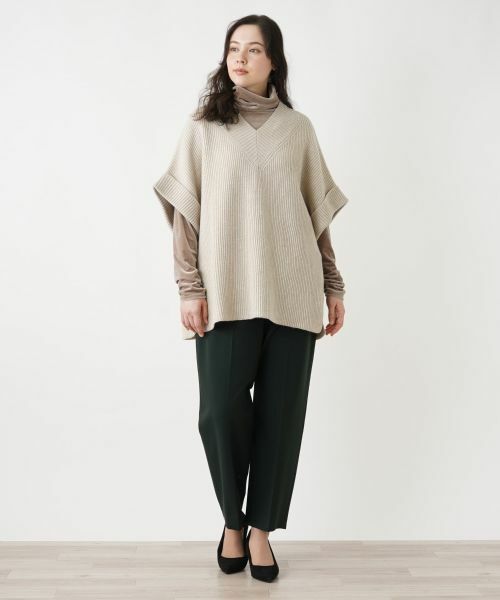 Leilian PLUS HOUSE / レリアンプラスハウス ニット・セーター | Vネックニットベスト | 詳細1