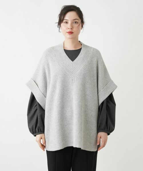 Leilian PLUS HOUSE / レリアンプラスハウス ニット・セーター | Vネックニットベスト | 詳細8