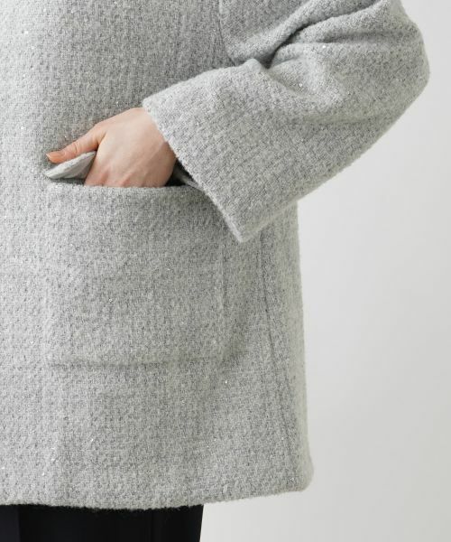 Leilian PLUS HOUSE / レリアンプラスハウス その他アウター | フーディージャケット【LE TRICOT PERUGIA】 | 詳細11