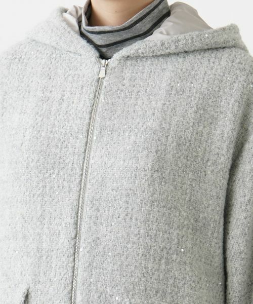 Leilian PLUS HOUSE / レリアンプラスハウス その他アウター | フーディージャケット【LE TRICOT PERUGIA】 | 詳細7