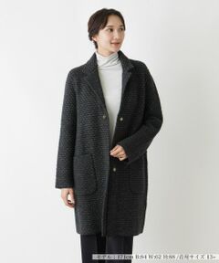 Leilian PLUS HOUSE / レリアンプラスハウス その他アウター | ラメニットコート