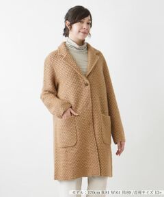 Leilian PLUS HOUSE / レリアンプラスハウス その他アウター | ラメニットコート