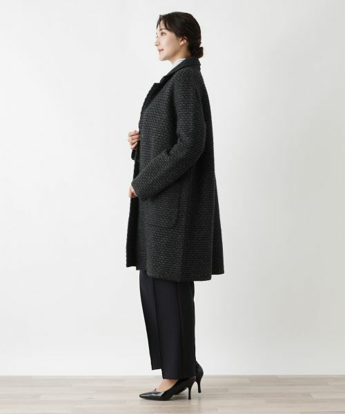 Leilian PLUS HOUSE / レリアンプラスハウス その他アウター | ラメニットコート | 詳細2