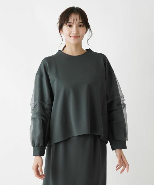 Leilian PLUS HOUSE / レリアンプラスハウス シャツ・ブラウス | ボリュームスリーブプルオーバー | 詳細13
