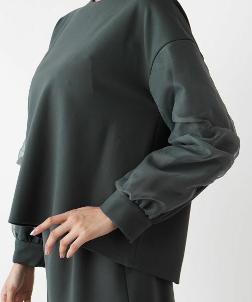 Leilian PLUS HOUSE / レリアンプラスハウス シャツ・ブラウス | ボリュームスリーブプルオーバー | 詳細19