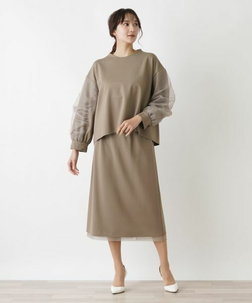 Leilian PLUS HOUSE / レリアンプラスハウス シャツ・ブラウス | ボリュームスリーブプルオーバー | 詳細7