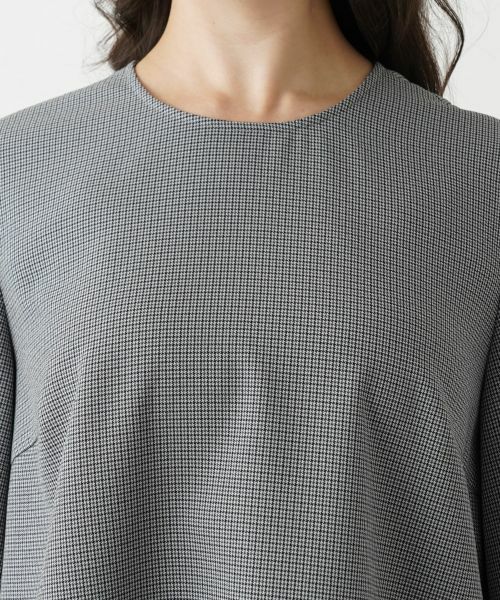 Leilian PLUS HOUSE / レリアンプラスハウス シャツ・ブラウス | 千鳥格子柄プルオーバーブラウス【BOURGE】 | 詳細12