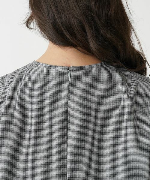 Leilian PLUS HOUSE / レリアンプラスハウス シャツ・ブラウス | 千鳥格子柄プルオーバーブラウス【BOURGE】 | 詳細13
